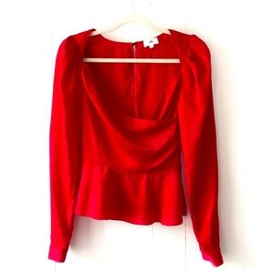 LPA Red New Rosa In Blouse